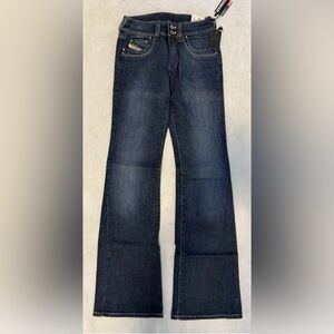 NEW AUTHENTIC DIESEL RONHAR WOMENS SIZE 25x30 STRAIGHT BOOTCUT STRETCH JEANS
